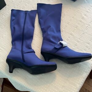 Electric Blue Boots